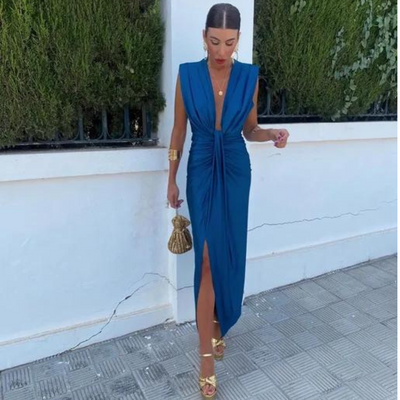 Isabella | Party Dress with Deep V-Neck
