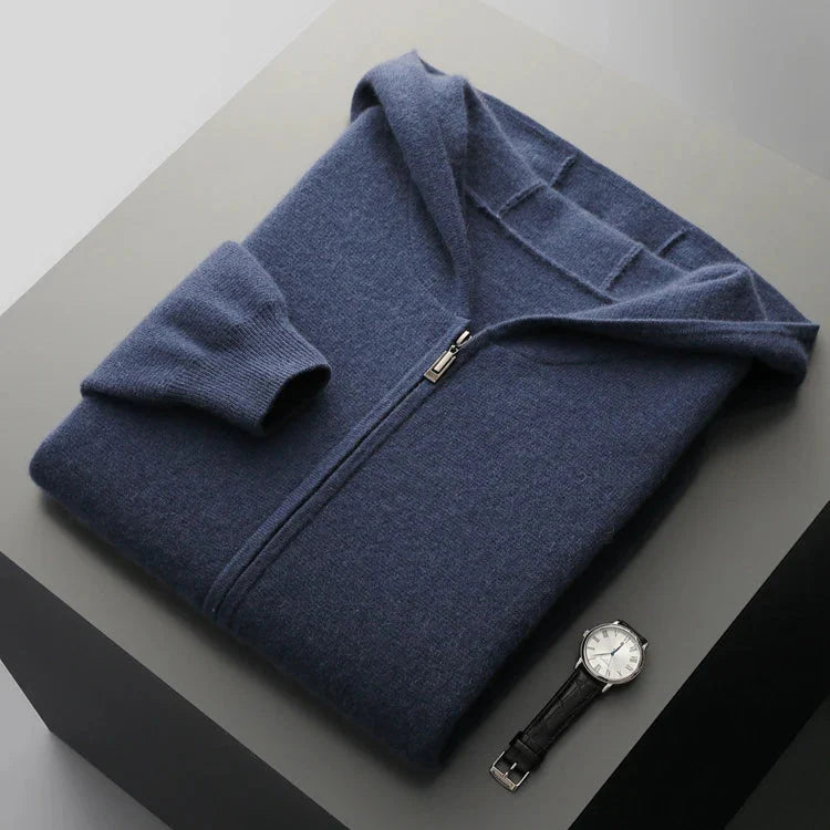 William Cashmere Zip Hoodie
