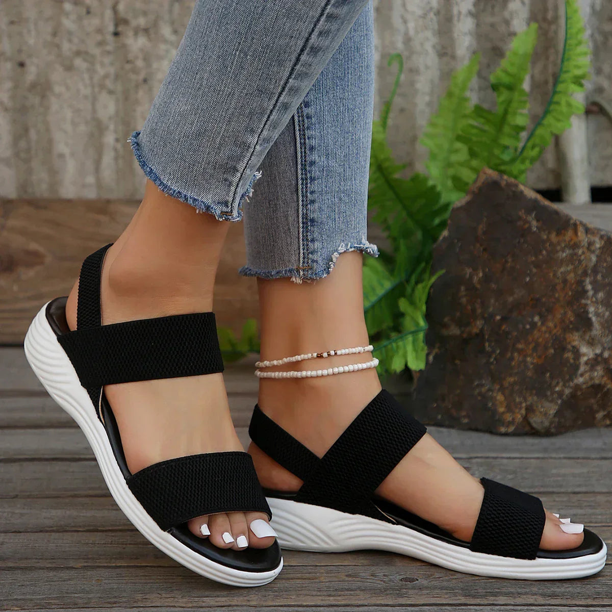 Flaro™ | Stilvolle orthopädische Komfortsandalen