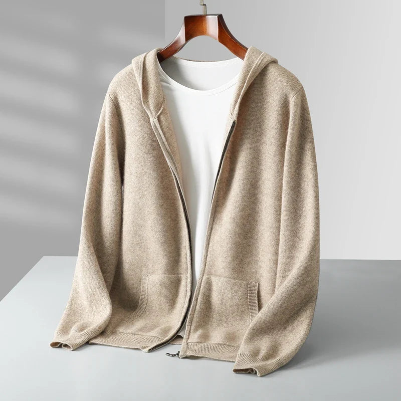 William Cashmere Zip Hoodie
