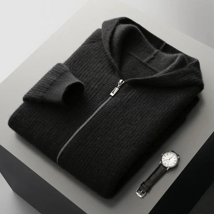 Henry Cashmere Zip Hoodie