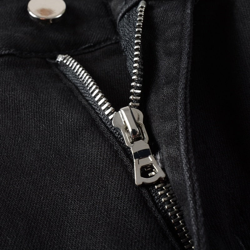 Nightfall Mesh Distressed Jeans