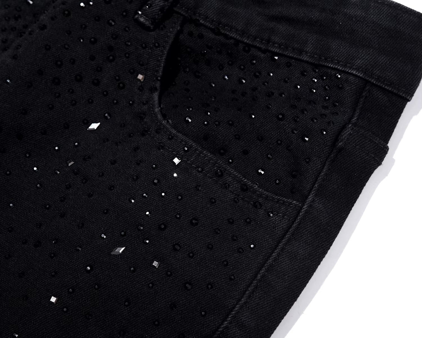 Midnight Sparkle Black Jeans