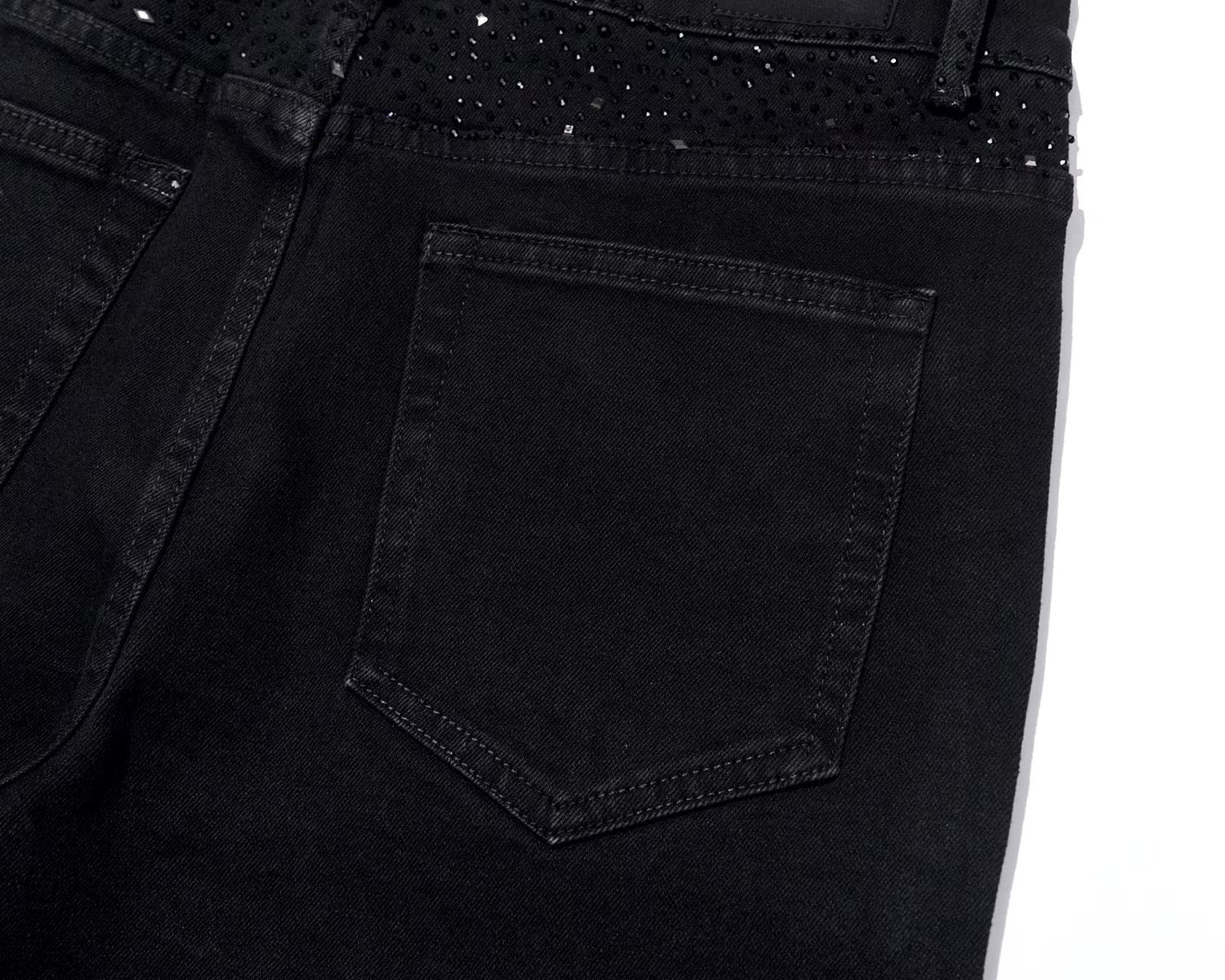 Midnight Sparkle Black Jeans