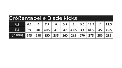 BLADE KICKS Rot +8CM Höhe