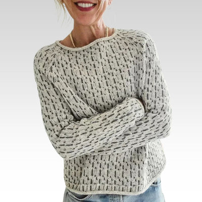 Victoria | Elegant Gray Sweater