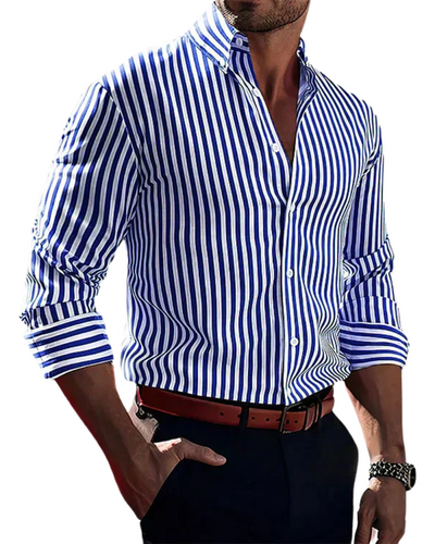 Gabriel | Elegant Striped Shirt