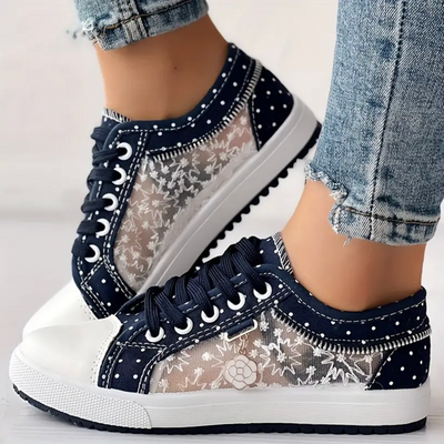 Chaussures en denim ajouré Liveli, chaussures en tissu respirant