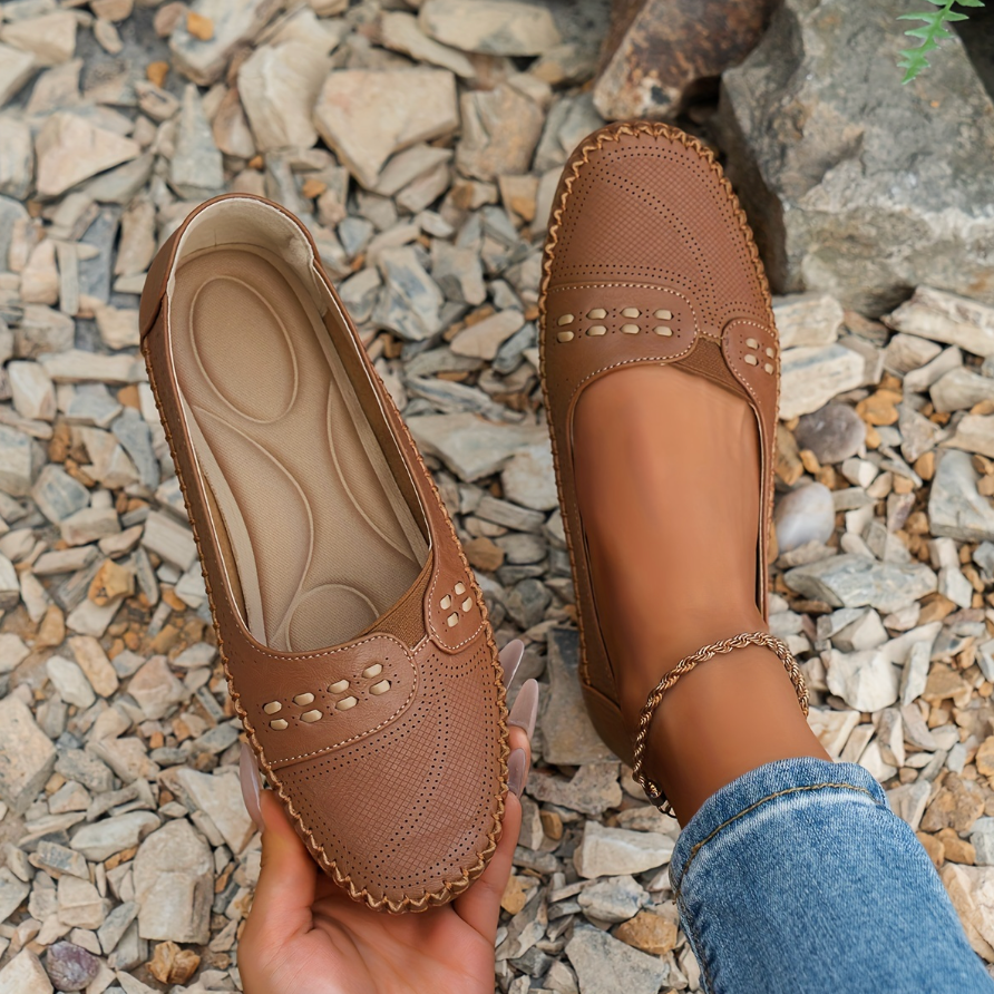 Liveli Leichte, atmungsaktive, flache Anti-Rutsch-Schuhe 