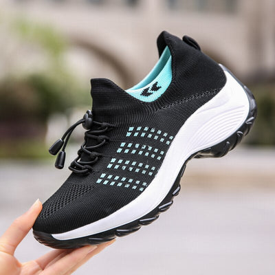 Liveli – Atmungsaktive Mesh-Tenisschuhe für Damen für Socken-Sneaker