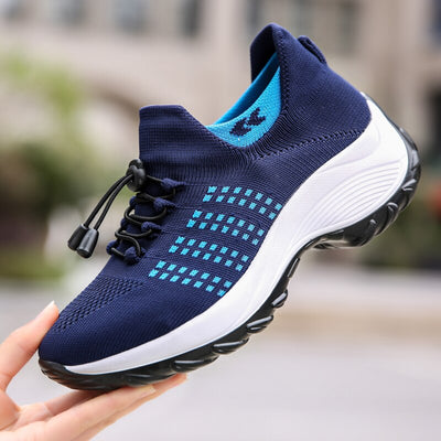 Liveli – Atmungsaktive Mesh-Tenisschuhe für Damen für Socken-Sneaker
