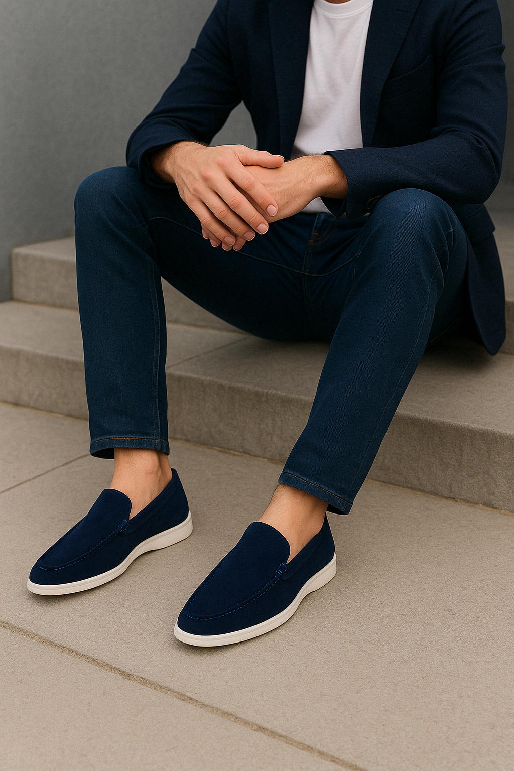 Men’s Suede Slip-On Loafers