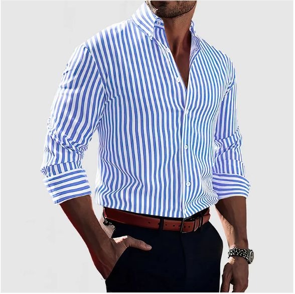 Gabriel | Elegant Striped Shirt