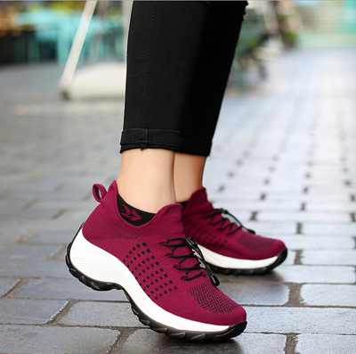 Liveli – Atmungsaktive Mesh-Tenisschuhe für Damen für Socken-Sneaker