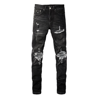 Steel Edge Distressed Jeans