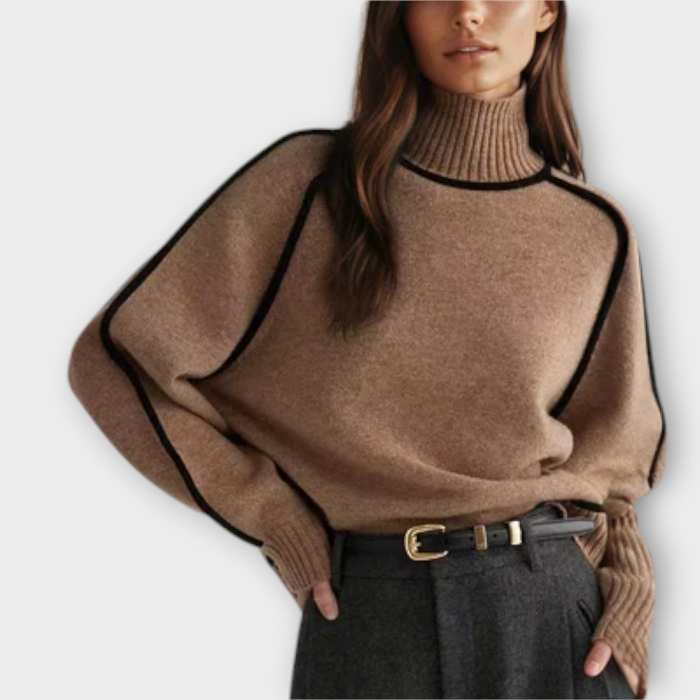 Emilie - Weicher &amp; Eleganter Rollkragenpullover