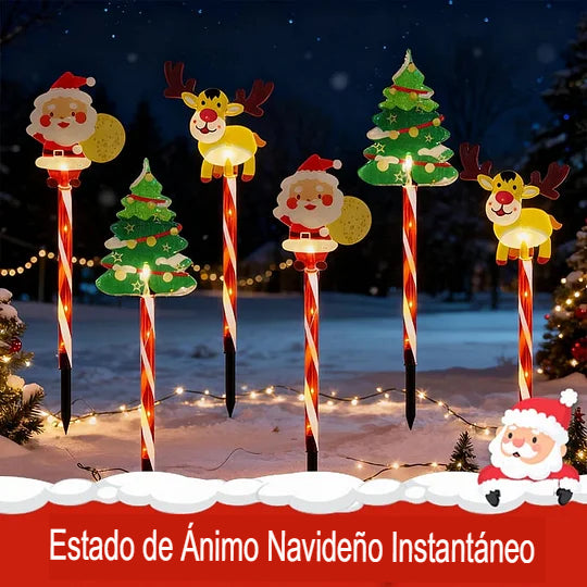 🎄🎁Paquete de 6 luces navideñas móviles🎄🎁