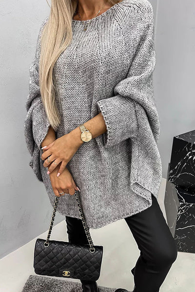 Stylish Women's Sweater with Round Neck - Isabelle