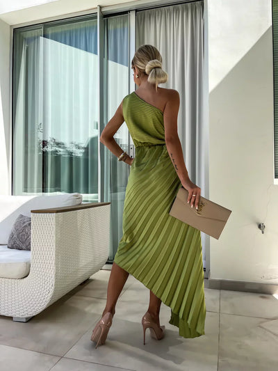 Lizbeth™ | Flower Shoulder Dress