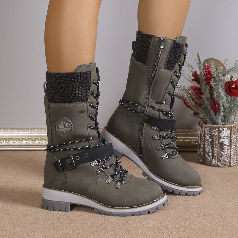 Winter Warrior Lace Up Boots