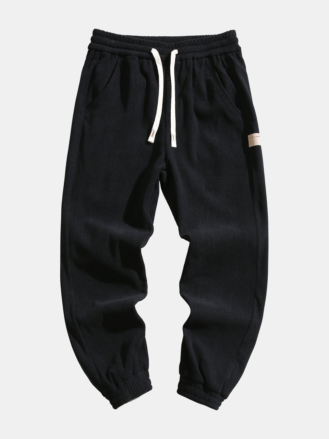 Drawstring Corduroy Jogging Pants