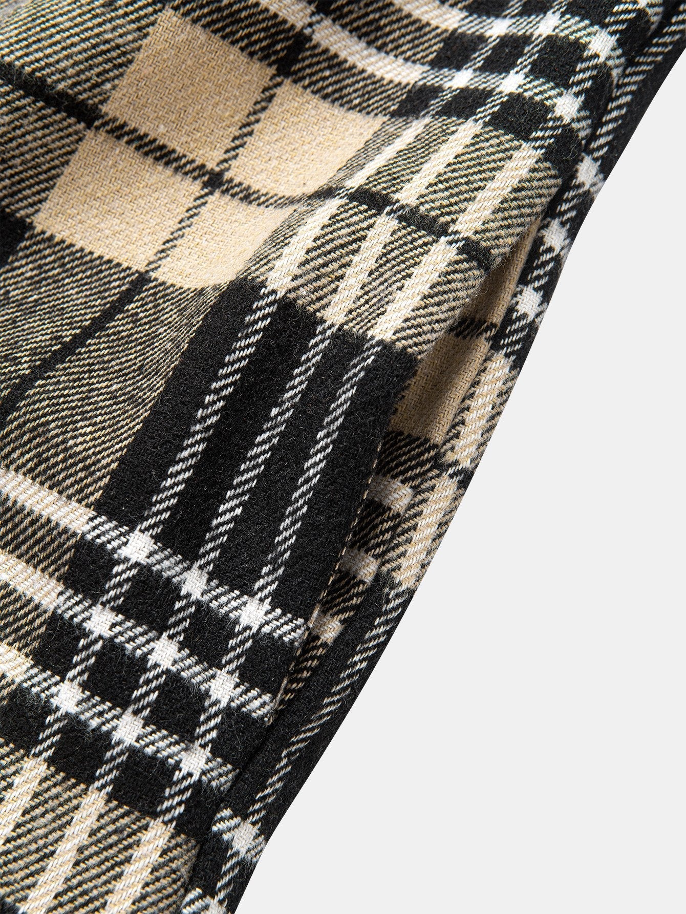 Teddy Lined Flannel Plaid Hooded Shirt