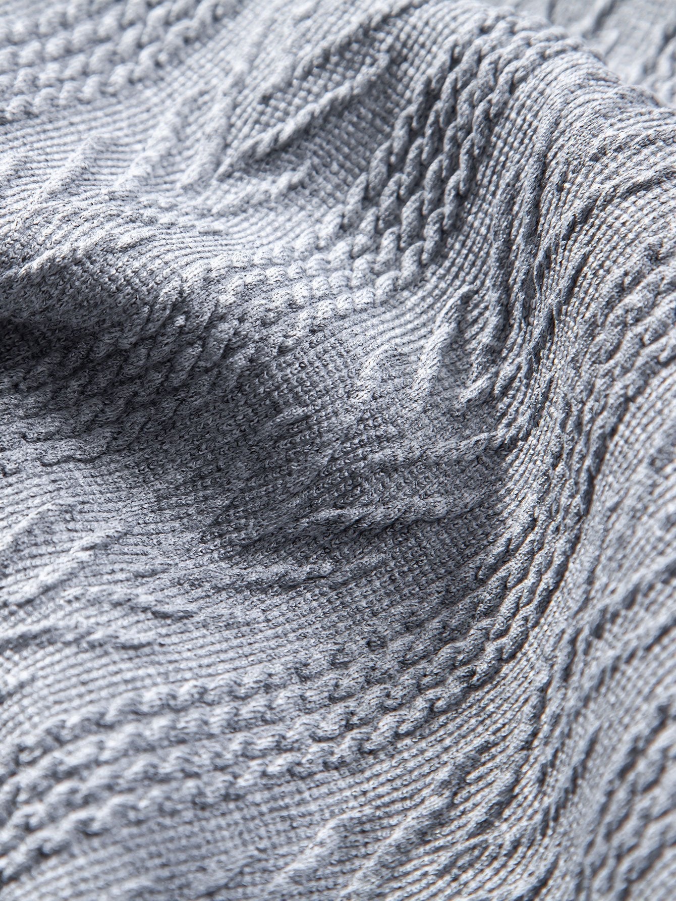 Knitted Geometric Jacquard Polo