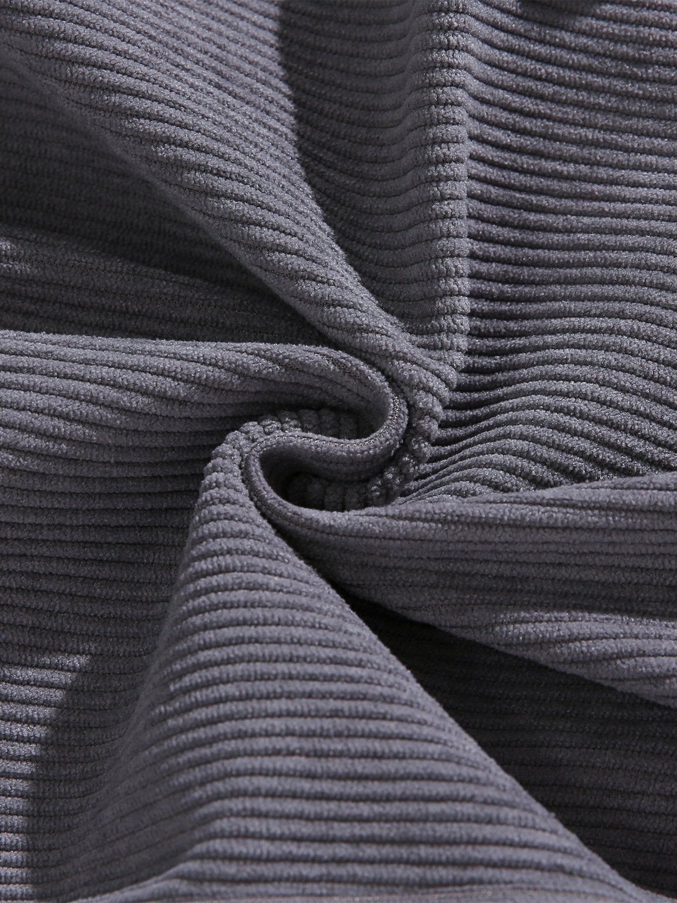 Drawstring Corduroy Jogging Pants