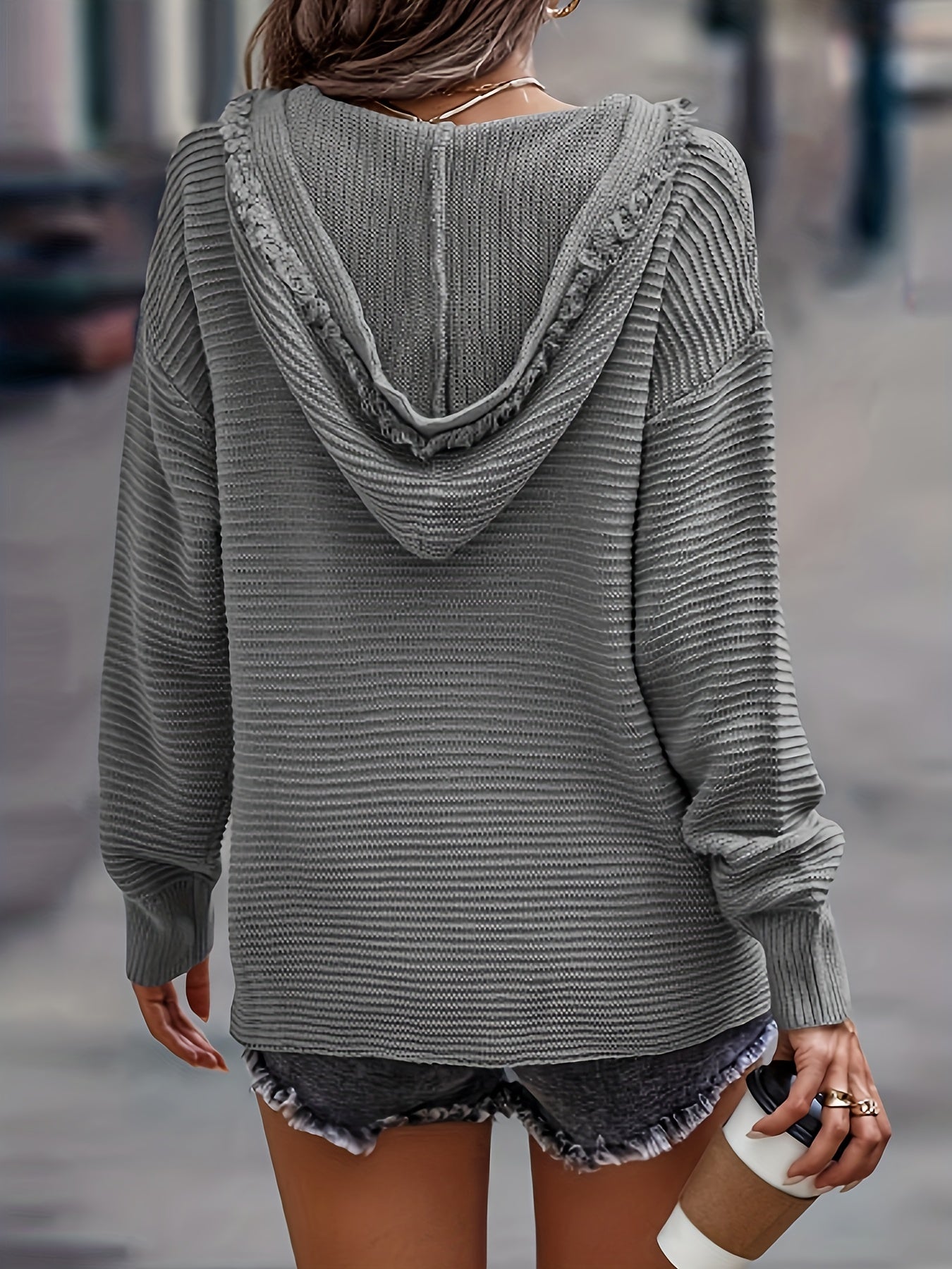 Camilla | Hooded Knit Sweater