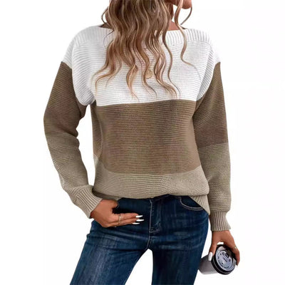 Mariette | Tri Color Sweater