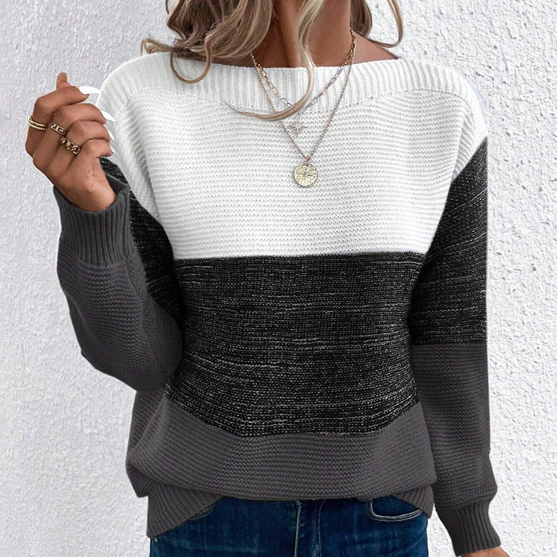 Mariette | Tri Color Sweater