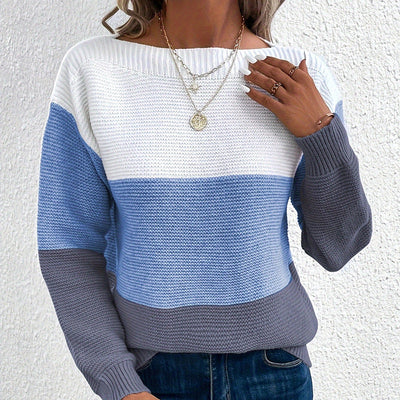 Mariette | Tri Color Sweater