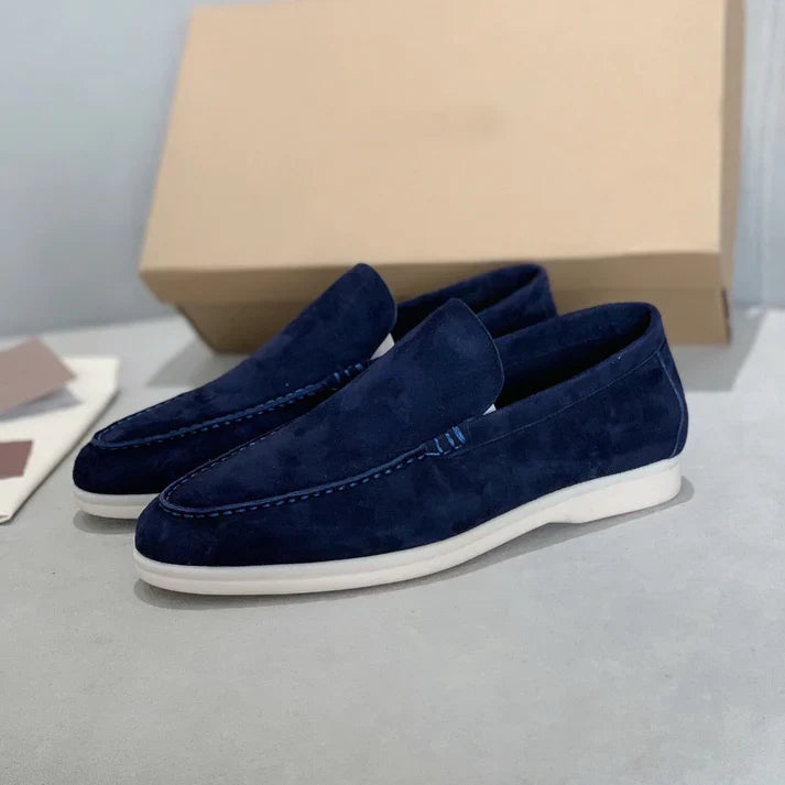 Men’s Suede Slip-On Loafers