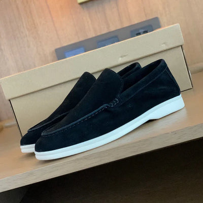 Men’s Suede Slip-On Loafers