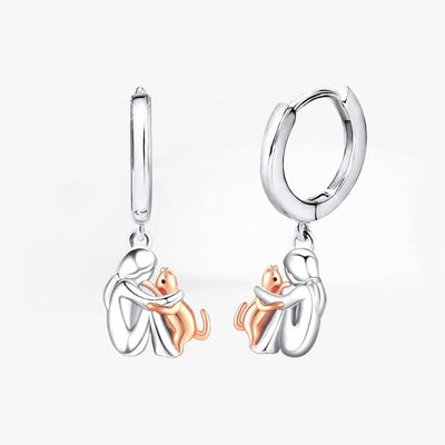Liveli - Cat Icon Earrings (Round Closure)