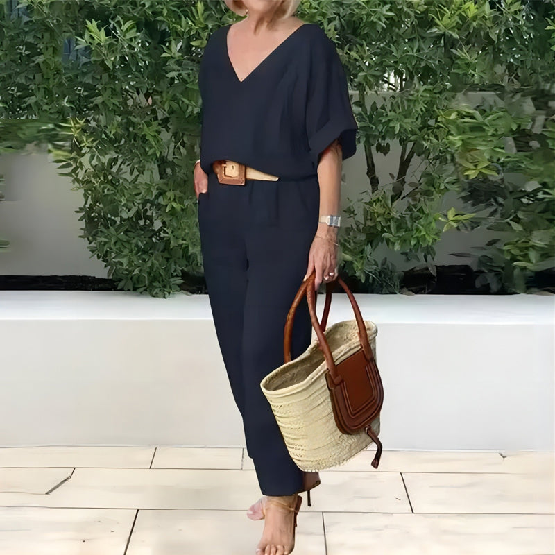 Claire | Luxe Ontspannen Twee-Delige Outfit