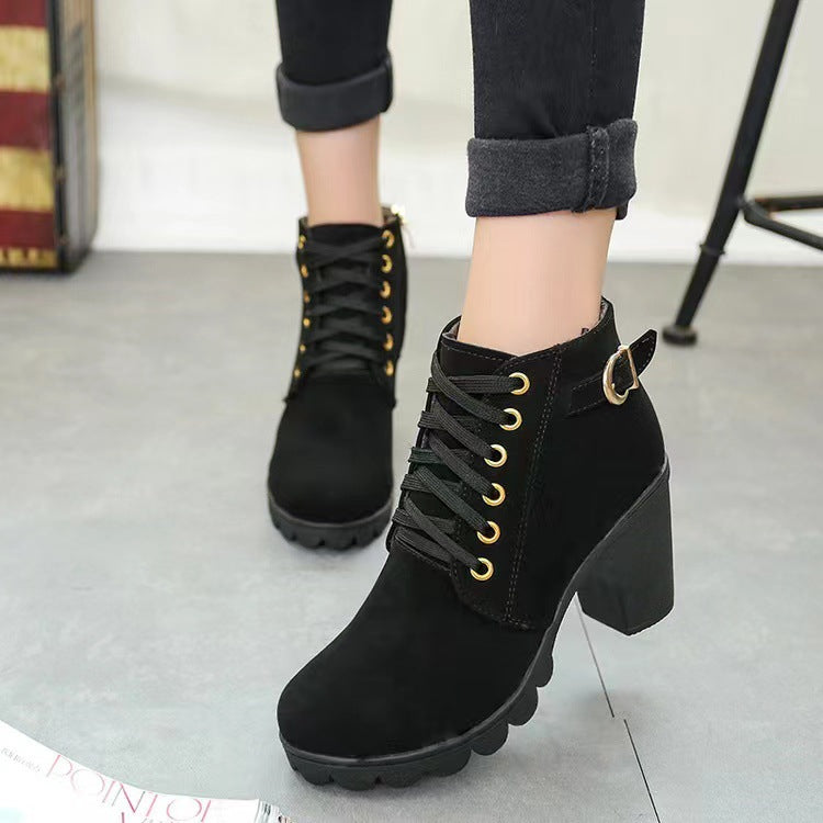 Women's Chunky Heel Boots