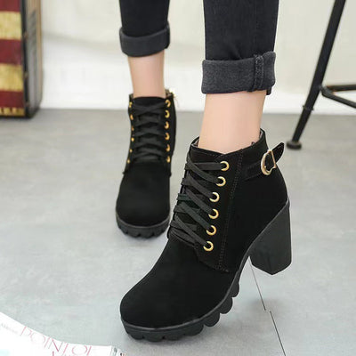 Women's Chunky Heel Boots
