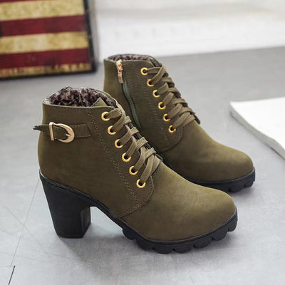 Women's Chunky Heel Boots