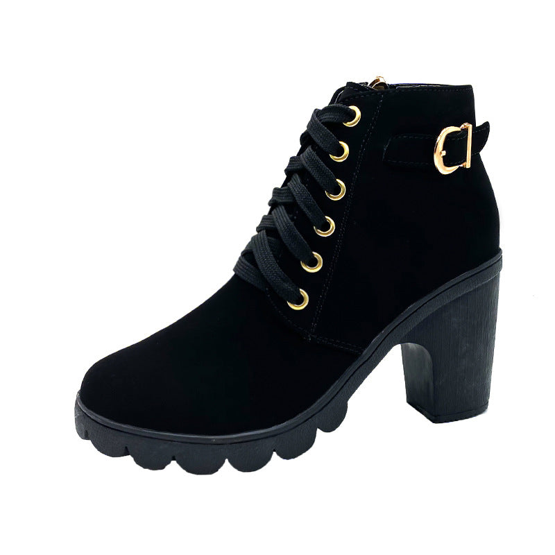 Women's Chunky Heel Boots