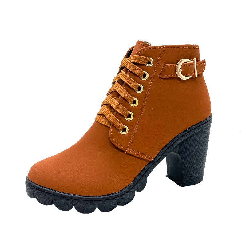 Women's Chunky Heel Boots