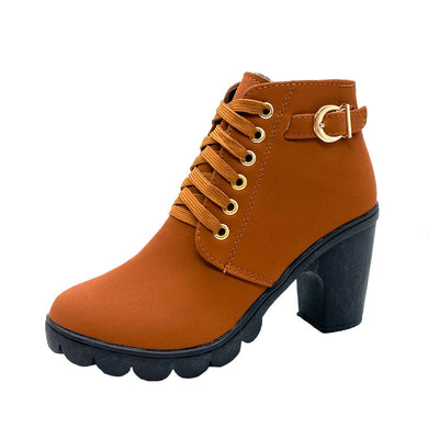 Women's Chunky Heel Boots