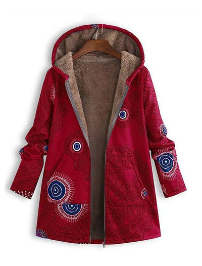 Boho Chic Hooded Jacket