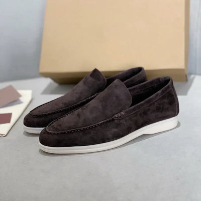 Men’s Suede Slip-On Loafers