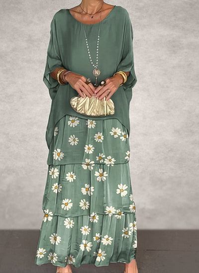 Caroline | Elegante Comfortabele Maxi Jurk voor Alle Gelegenheden