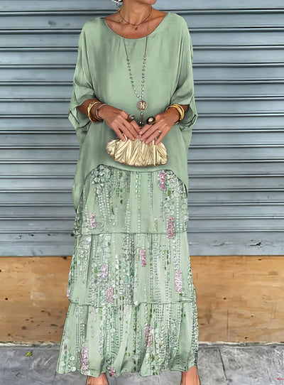Caroline | Elegante Comfortabele Maxi Jurk voor Alle Gelegenheden